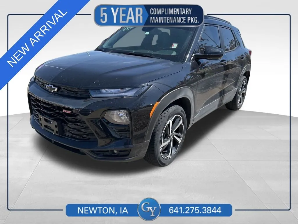 Black 2023 Chevrolet TrailBlazer RS for sale in Newton, IA