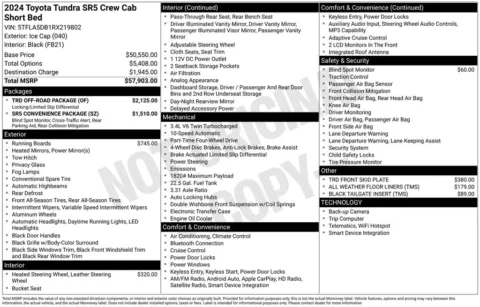 Photos of 2024 Toyota Tundra SR5 for sale in Newton, IA at Gregg Young Newton