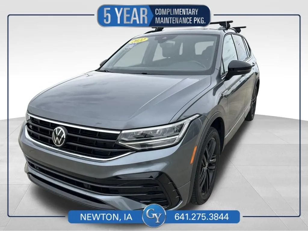 Gray 2022 Volkswagen Tiguan 2.0T SE R-Line Black for sale in Newton, IA