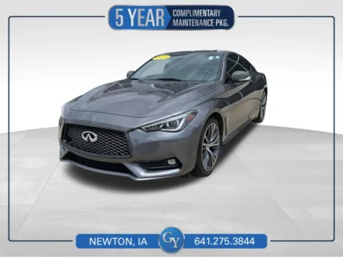 Gray 2017 INFINITI Q60 3.0t Premium for sale in Newton, IA