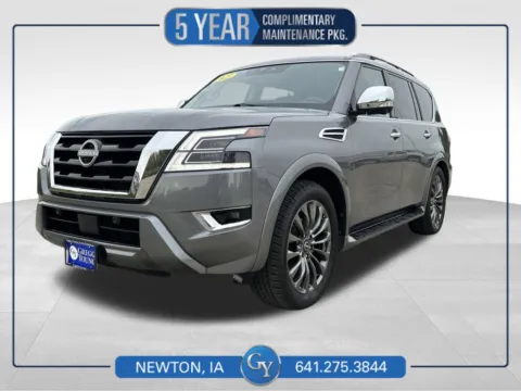 Gray 2023 Nissan Armada Platinum for sale in Newton, IA