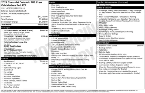 Photos of 2024 Chevrolet Colorado ZR2 for sale in Newton, IA at Gregg Young Newton