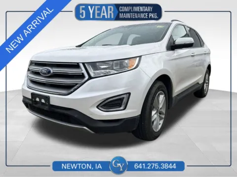 White 2017 Ford Edge SEL for sale in Newton, IA