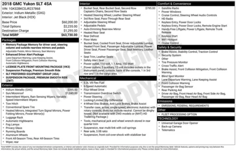 Photos of 2018 GMC Yukon SLT for sale in Newton, IA at Gregg Young Newton