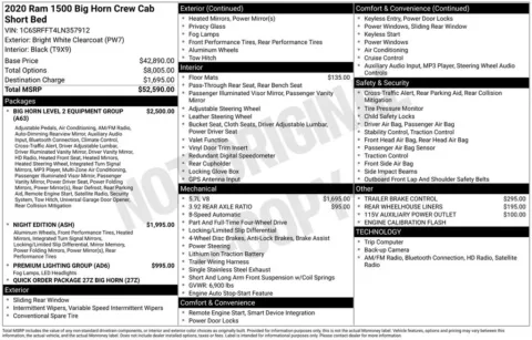 Photos of 2020 Ram 1500 Big Horn/Lone Star for sale in Newton, IA at Gregg Young Newton