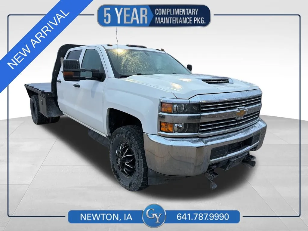 White 2018 Chevrolet Silverado 3500HD Work Truck for sale in Newton, IA