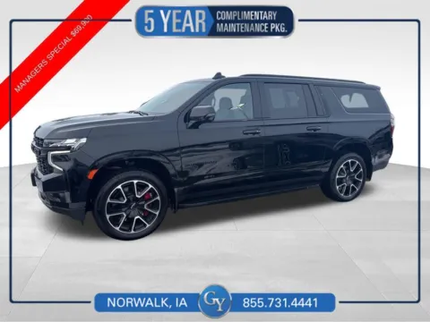Black 2024 Chevrolet Suburban RST for sale in Norwalk, IA