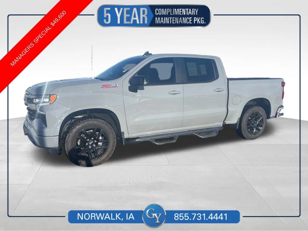 Gray 2025 Chevrolet Silverado 1500 RST for sale in Norwalk, IA
