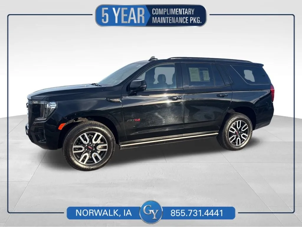 Black 2023 GMC Yukon AT4 for sale in Norwalk, IA