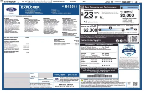 Photos of 2025 Ford Explorer Active for sale in Norwalk, IA at Gregg Young Chevrolet of Norwalk