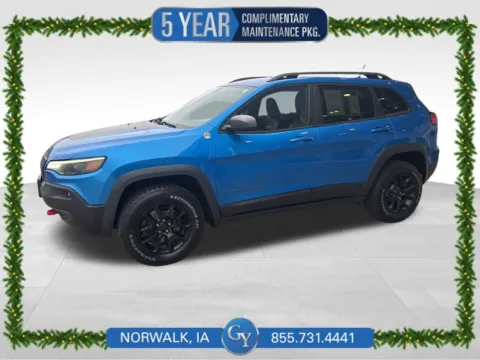 Blue 2020 Jeep Cherokee Trailhawk for sale in Norwalk, IA