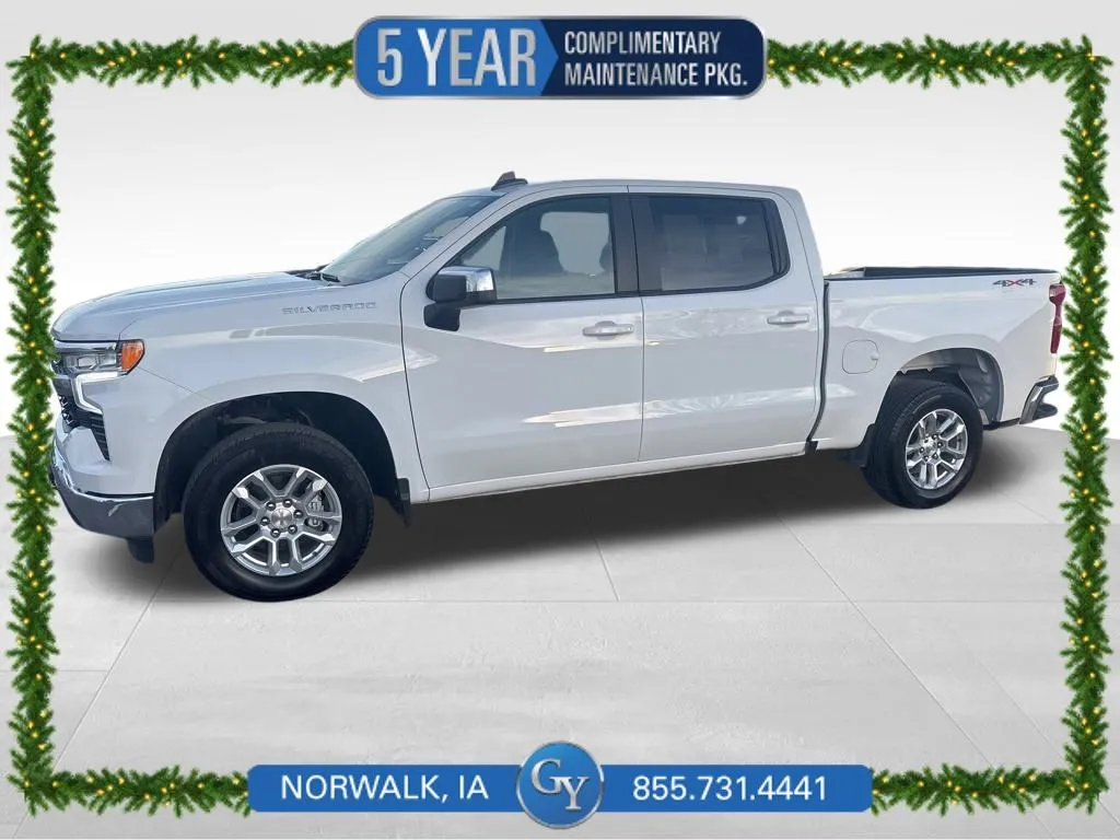 White 2024 Chevrolet Silverado 1500 LT for sale in Norwalk, IA