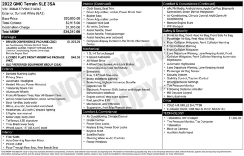 Photos of 2022 GMC Terrain SLE for sale in Norwalk, IA at Gregg Young Chevrolet of Norwalk