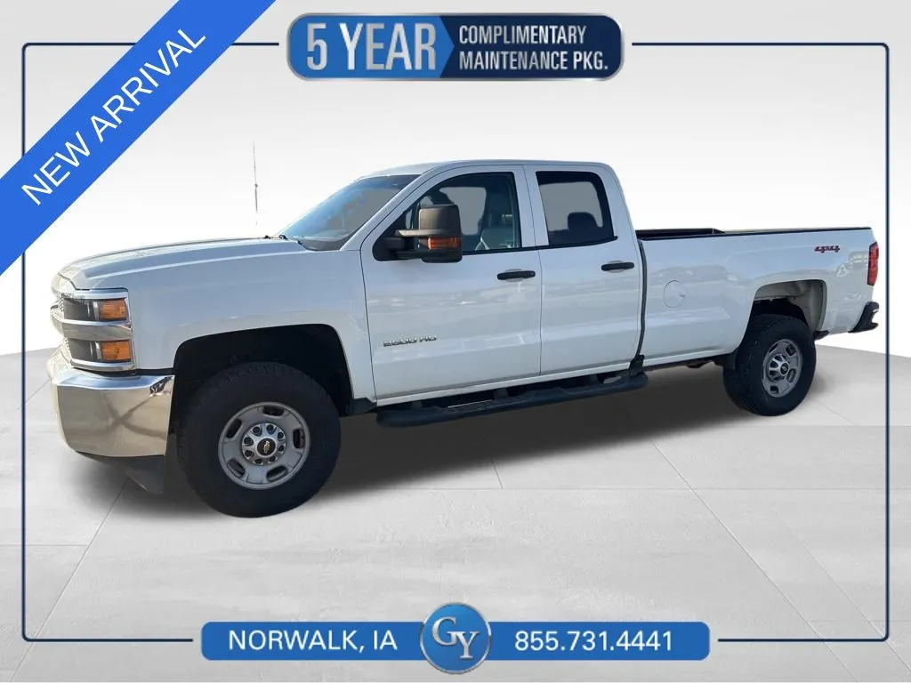 White 2019 Chevrolet Silverado 2500HD Work Truck for sale in Norwalk, IA