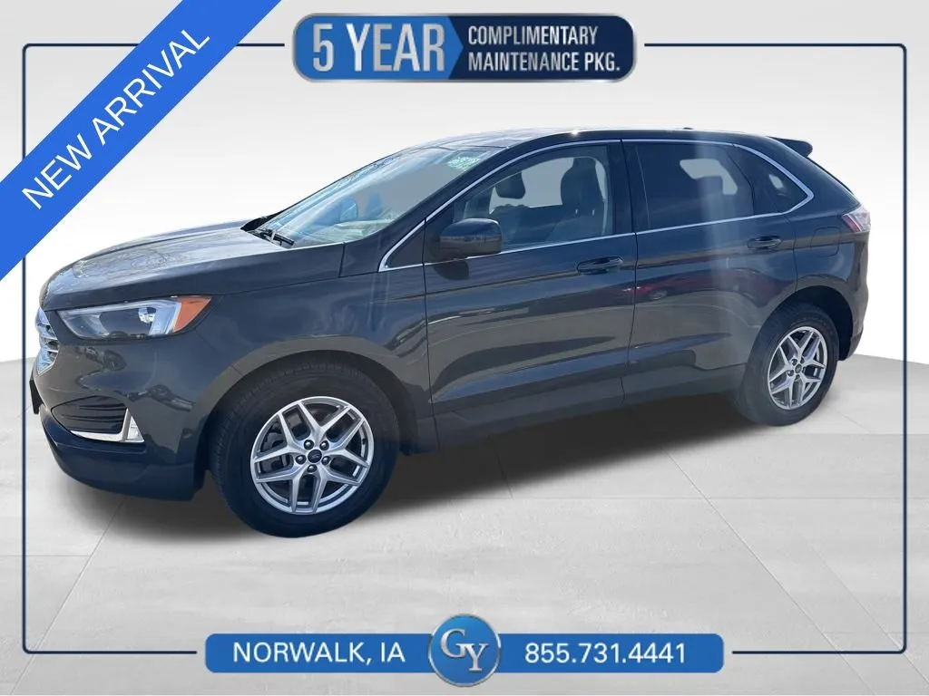 Blue 2022 Ford Edge SEL for sale in Norwalk, IA