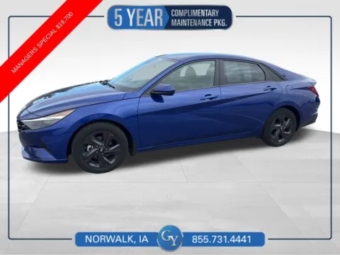Blue 2023 Hyundai Elantra SEL for sale in Norwalk, IA