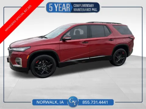 Red 2023 Chevrolet Traverse Premier for sale in Norwalk, IA