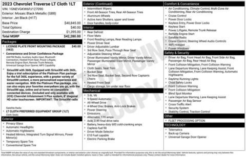 Photos of 2023 Chevrolet Traverse LT for sale in Norwalk, IA at Gregg Young Chevrolet of Norwalk