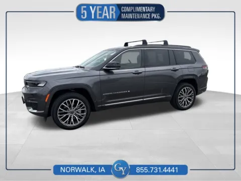 Gray 2025 Jeep Grand Cherokee L Summit Reserve for sale in Norwalk, IA