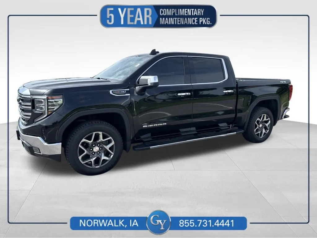 Black 2022 GMC Sierra 1500 SLT for sale in Norwalk, IA