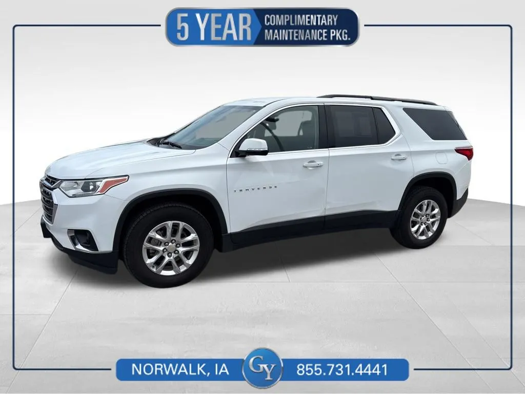 White 2019 Chevrolet Traverse LT for sale in Norwalk, IA