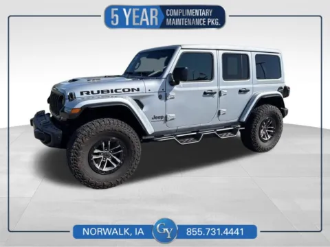 Silver 2024 Jeep Wrangler Rubicon 392 for sale in Norwalk, IA