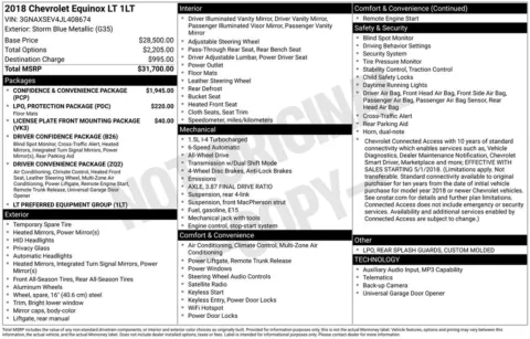 Photos of 2018 Chevrolet Equinox LT for sale in Norwalk, IA at Gregg Young Chevrolet of Norwalk