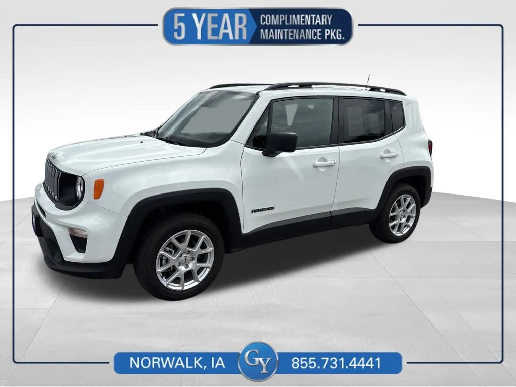 White 2022 Jeep Renegade Latitude for sale in Norwalk, IA
