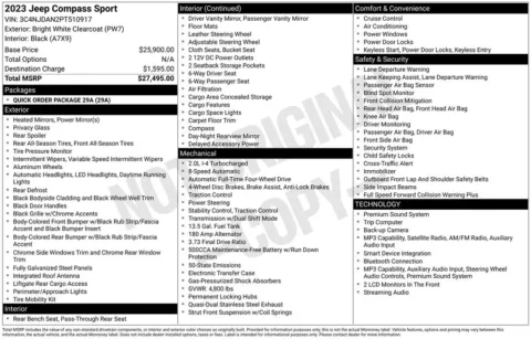 Photos of 2023 Jeep Compass Sport for sale in Norwalk, IA at Gregg Young Chevrolet of Norwalk