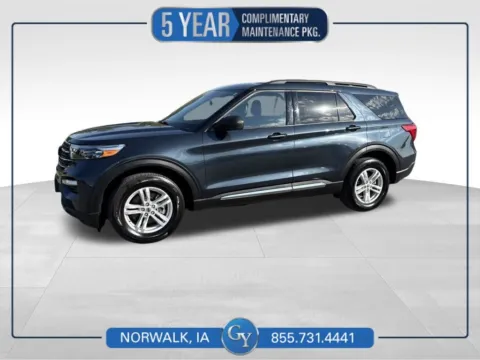Blue 2024 Ford Explorer XLT for sale in Norwalk, IA