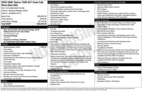 Photos of 2025 GMC Sierra 1500 SLT for sale in Norwalk, IA at Gregg Young Chevrolet of Norwalk