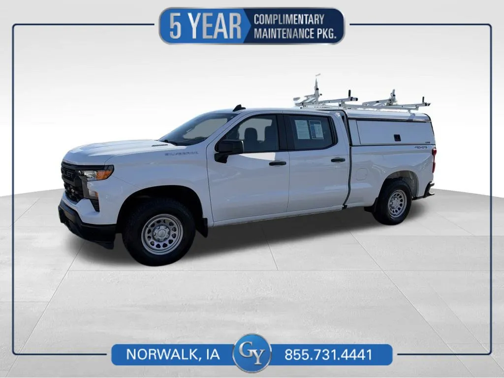 White 2024 Chevrolet Silverado 1500 WT for sale in Norwalk, IA