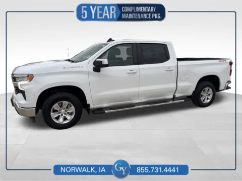 White 2024 Chevrolet Silverado 1500 LT for sale in Norwalk, IA