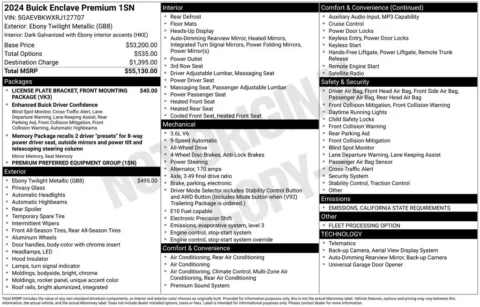 Photos of 2024 Buick Enclave Premium Group for sale in Norwalk, IA at Gregg Young Chevrolet of Norwalk