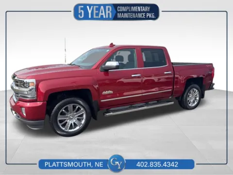 Red 2018 Chevrolet Silverado 1500 High Country for sale in Plattsmouth, NE