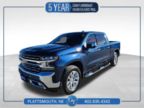 Blue 2021 Chevrolet Silverado 1500 LTZ for sale in Plattsmouth, NE