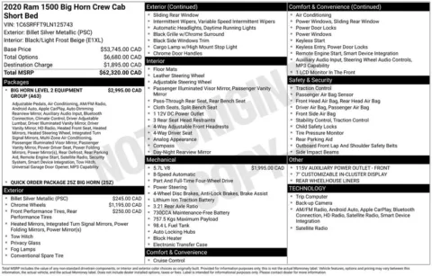Photos of 2020 Ram 1500 Big Horn/Lone Star for sale in Plattsmouth, NE at Gregg Young Plattsmouth