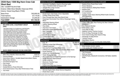 Photos of 2020 Ram 1500 Big Horn/Lone Star for sale in Plattsmouth, NE at Gregg Young Plattsmouth