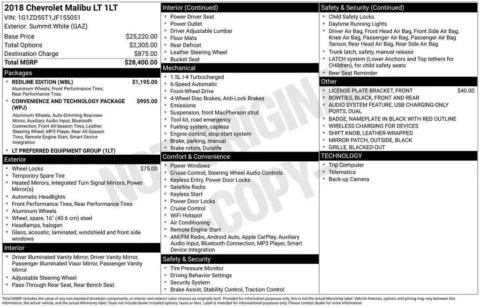 Photos of 2018 Chevrolet Malibu LT for sale in Plattsmouth, NE at Gregg Young Plattsmouth