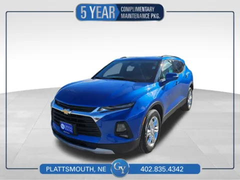 Blue 2019 Chevrolet Blazer 3LT for sale in Plattsmouth, NE