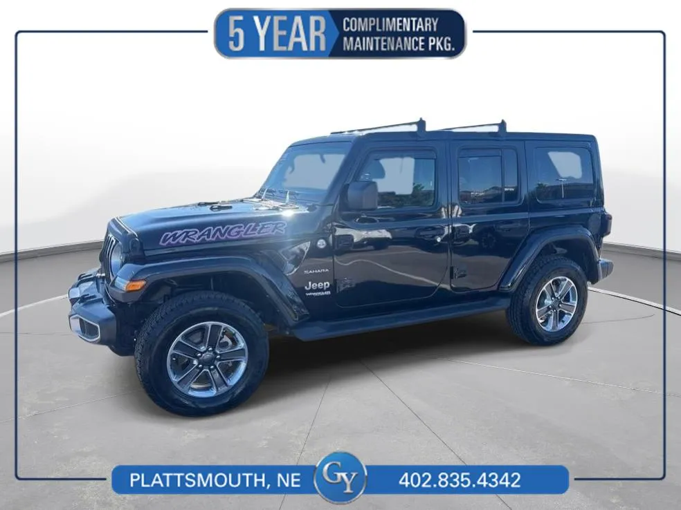 Black 2022 Jeep Wrangler Unlimited Sahara for sale in Plattsmouth, NE