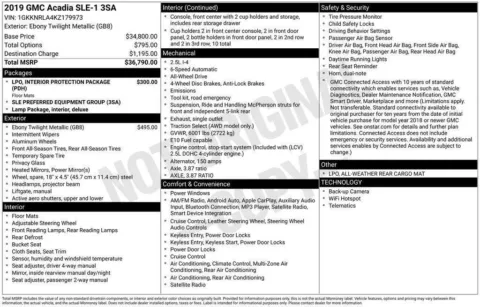 Photos of 2019 GMC ACADIA SLE SLE-1 for sale in Plattsmouth, NE at Gregg Young Plattsmouth