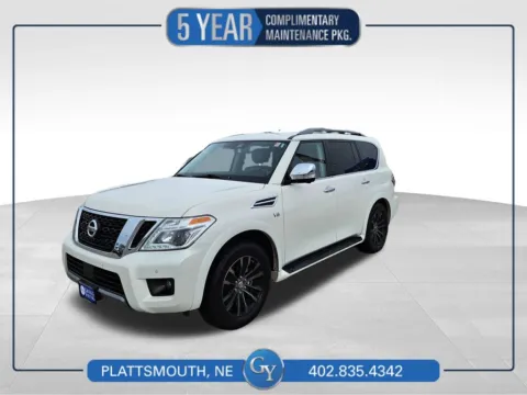 White 2020 Nissan Armada Platinum for sale in Plattsmouth, NE