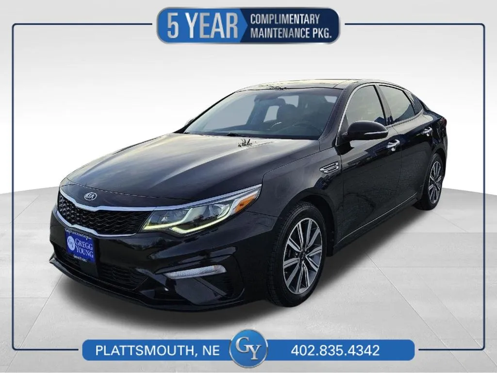 Black 2019 Kia Optima EX for sale in Plattsmouth, NE