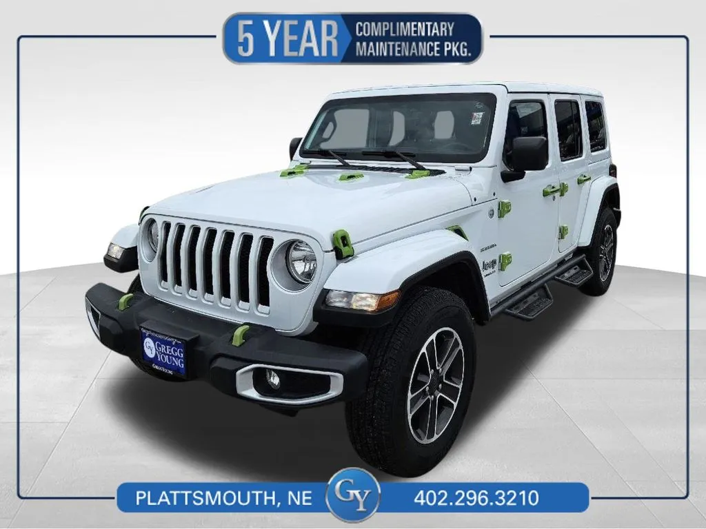 Gray 2023 Jeep Wrangler Sahara for sale in Plattsmouth, NE