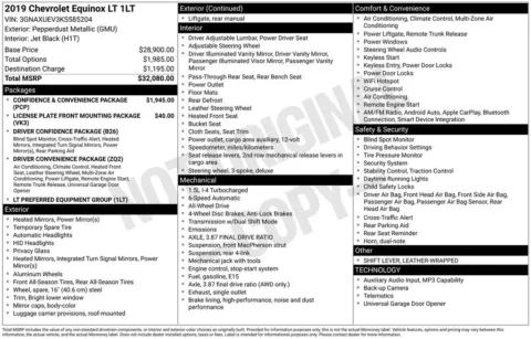 Photos of 2019 Chevrolet Equinox LT for sale in Plattsmouth, NE at Gregg Young Plattsmouth