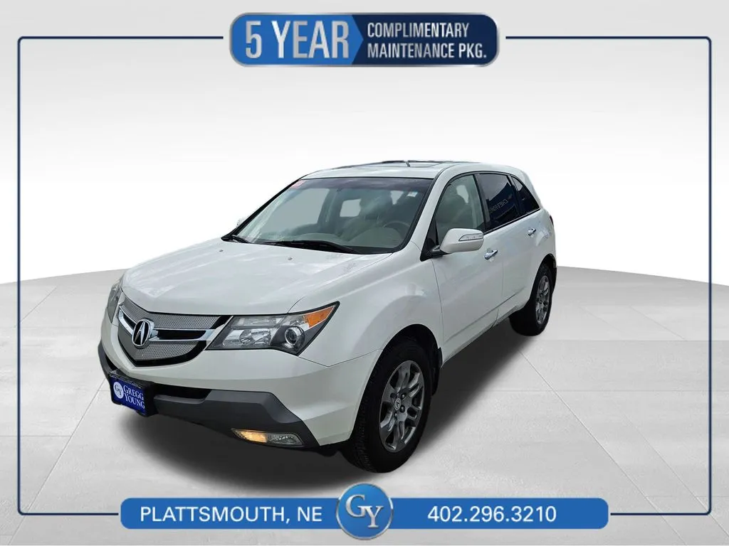 White 2009 Acura MDX 3.7L for sale in Plattsmouth, NE