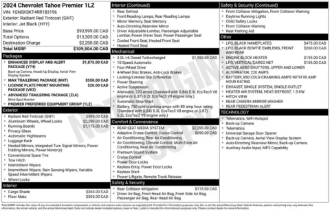 Photos of 2024 Chevrolet Tahoe Premier for sale in Plattsmouth, NE at Gregg Young Chevrolet Of Plattsmouth