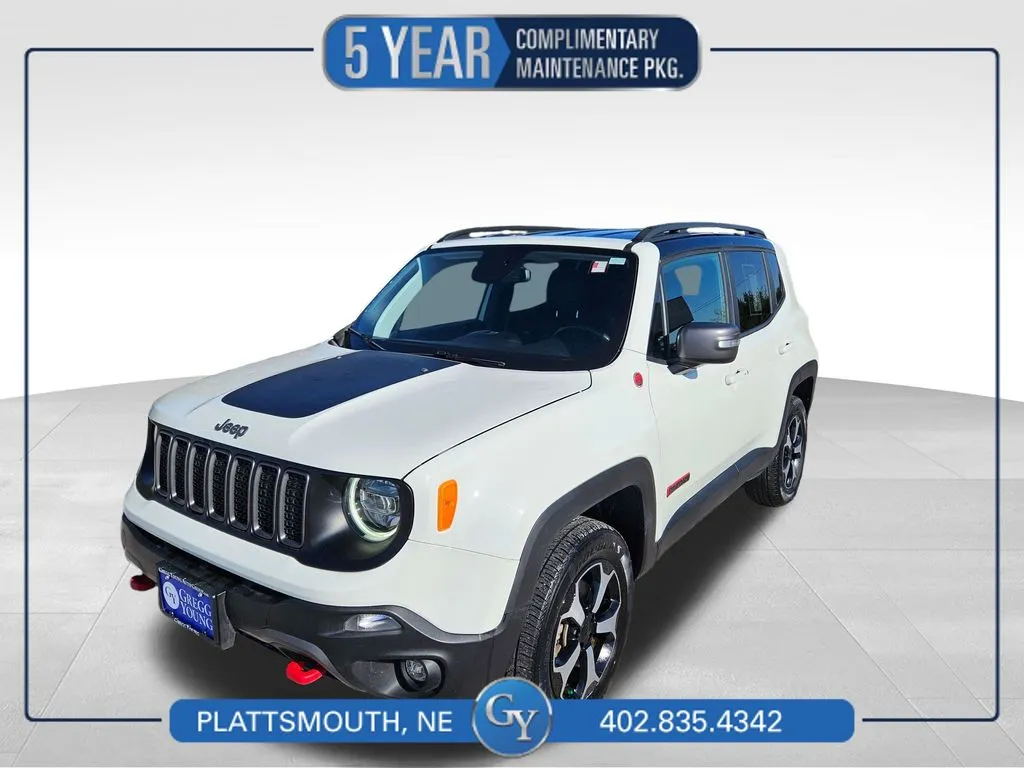 White 2020 Jeep Renegade Trailhawk for sale in Plattsmouth, NE