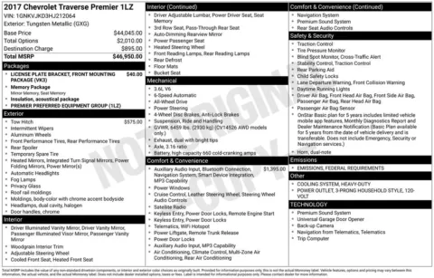 Photos of 2017 Chevrolet Traverse Premier for sale in Plattsmouth, NE at Gregg Young Plattsmouth